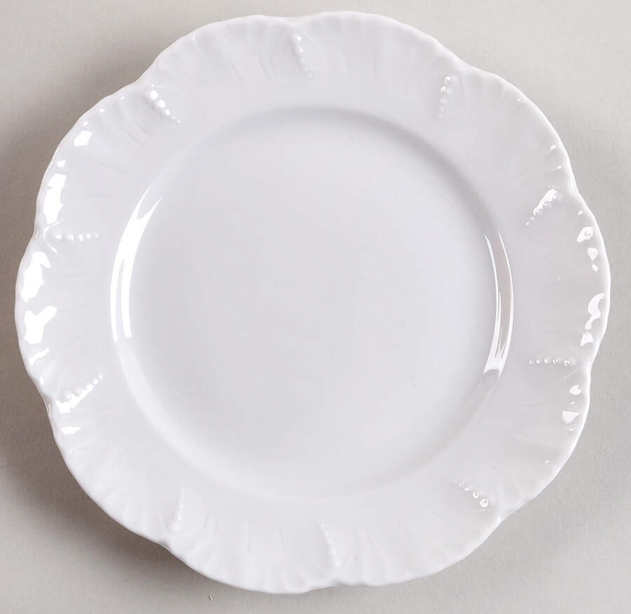 Ocean Blanc (White) Bread & Butter Plate by Royal Limoges-1