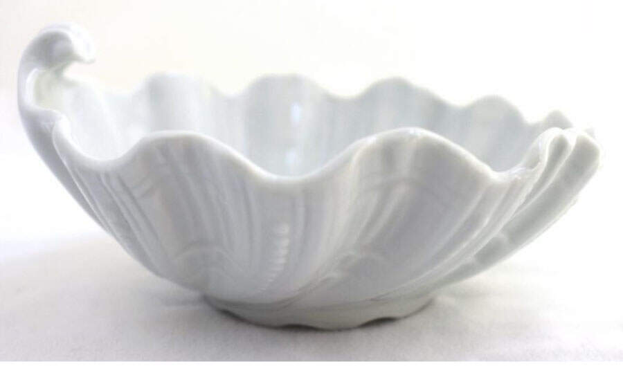 Ocean Blanc (White) Shell Shaped Dish by Royal Limoges-1