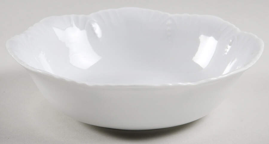 Ocean Blanc (White) Soup/Cereal Bowl by Royal Limoges-1