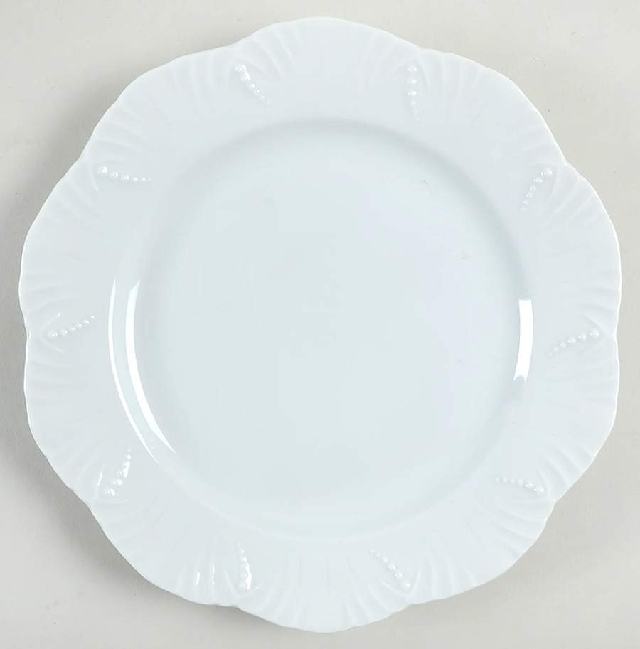 Ocean Blanc (White) Salad Plate by Royal Limoges-1