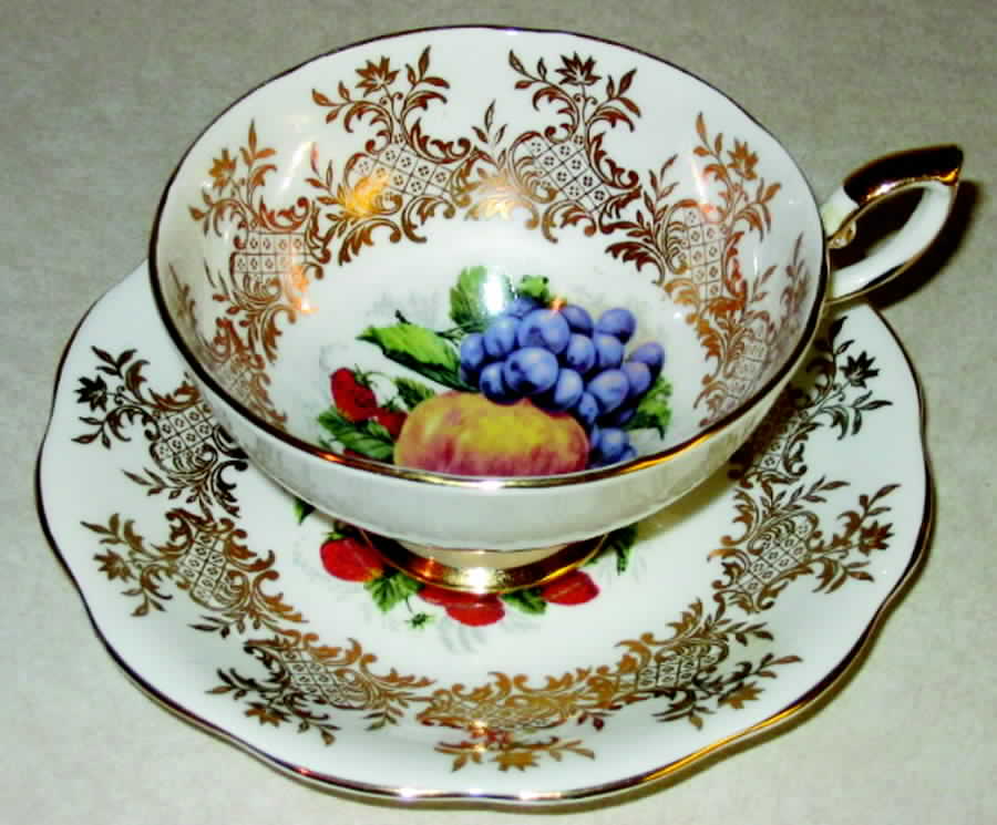 3214 Footed Cup & Saucer Set by Royal Standard-1