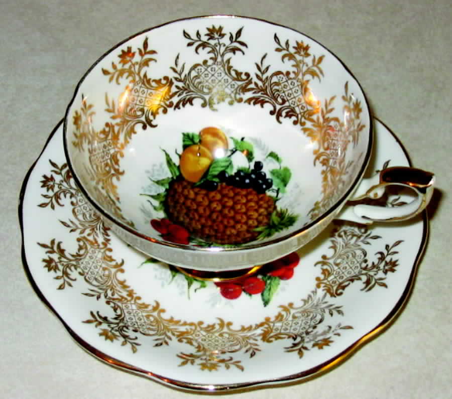 3214 Footed Cup & Saucer Set by Royal Standard-1