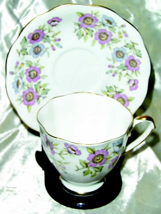2365 Footed Cup & Saucer Set by Royal Standard-1