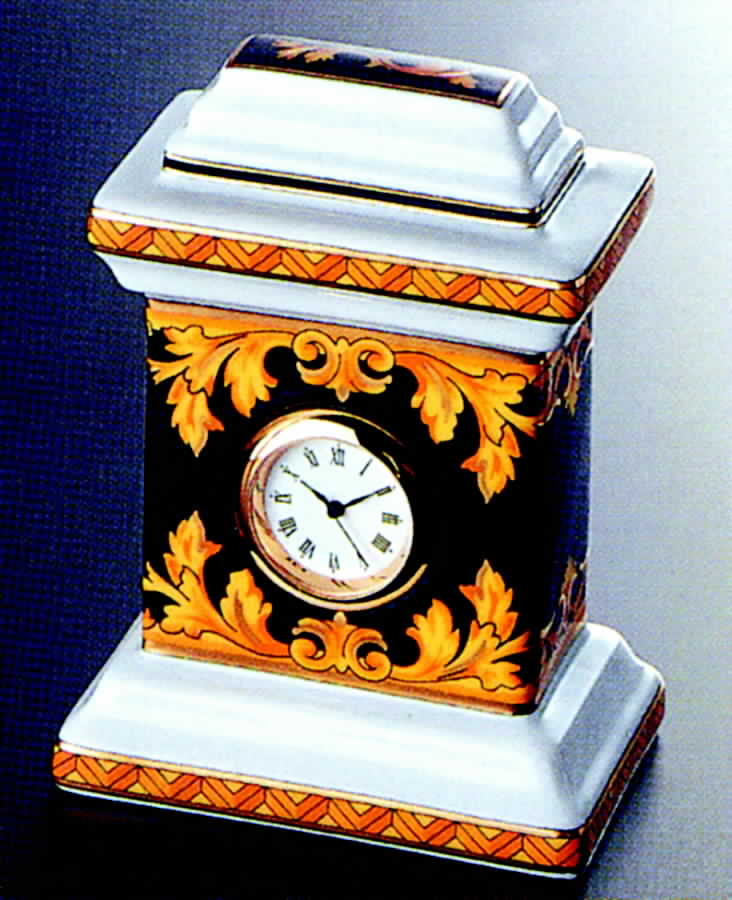 Floralia Gold Mini Mantel Clock by Rosenthal - Continental-1