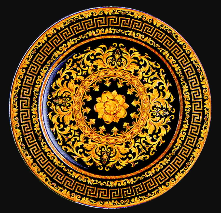 Floralia Gold Plate Wall by Rosenthal - Continental-1
