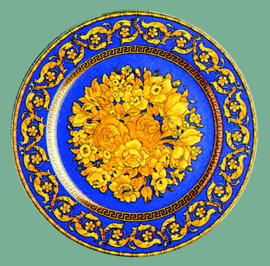 Floralia Blue Plate Wall by Rosenthal - Continental-1