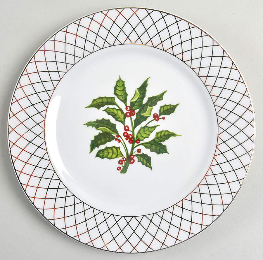 Holly Berry Salad Plate by Reed & Barton-1