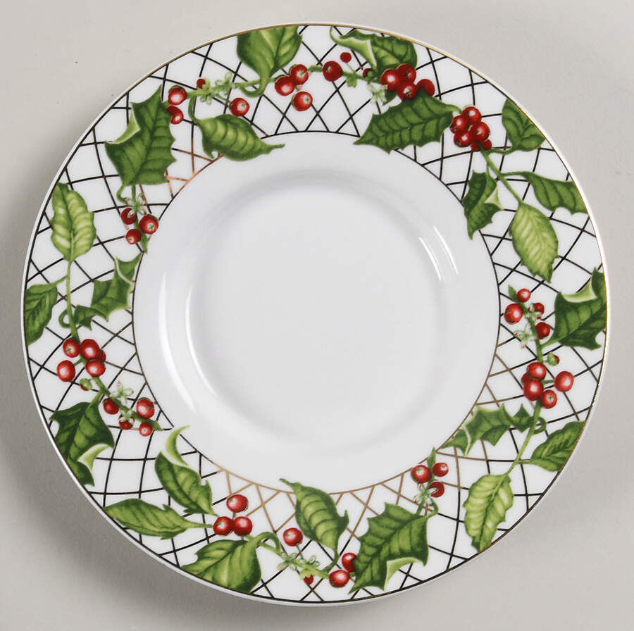 Holly Berry Saucer by Reed & Barton-1