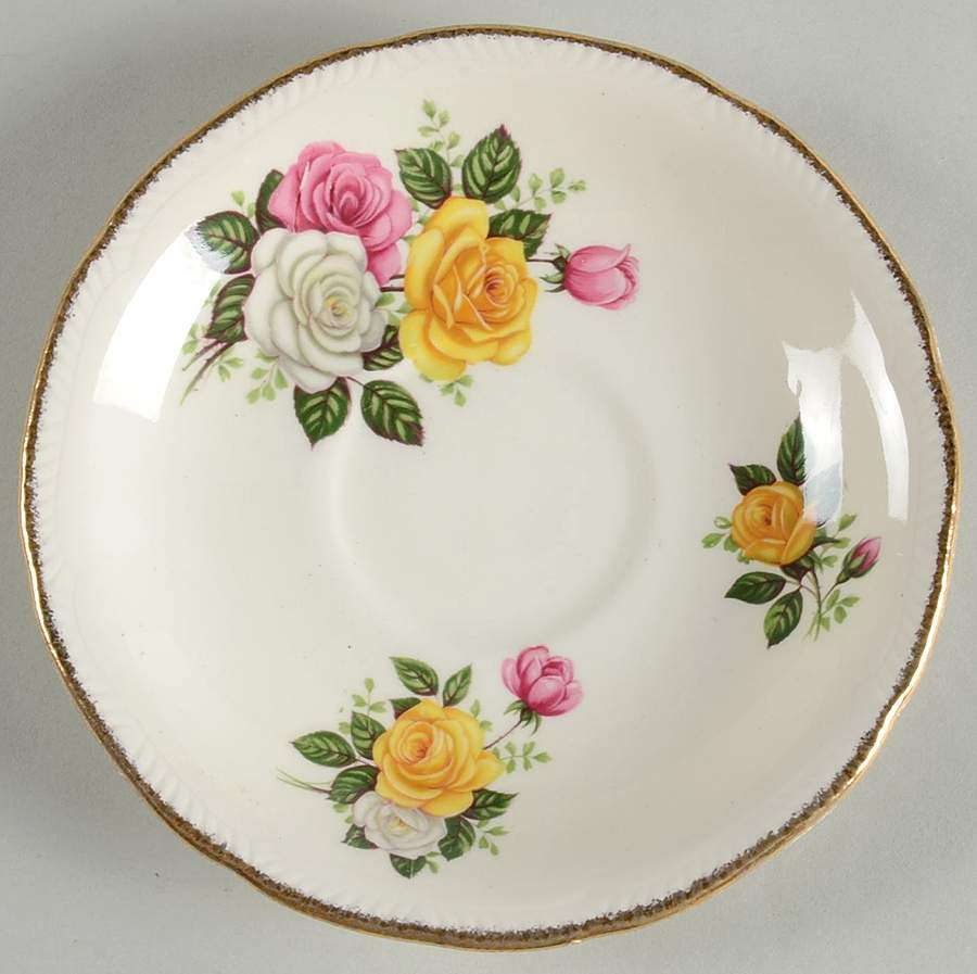 June Bouquet Saucer by Royal Swan-1
