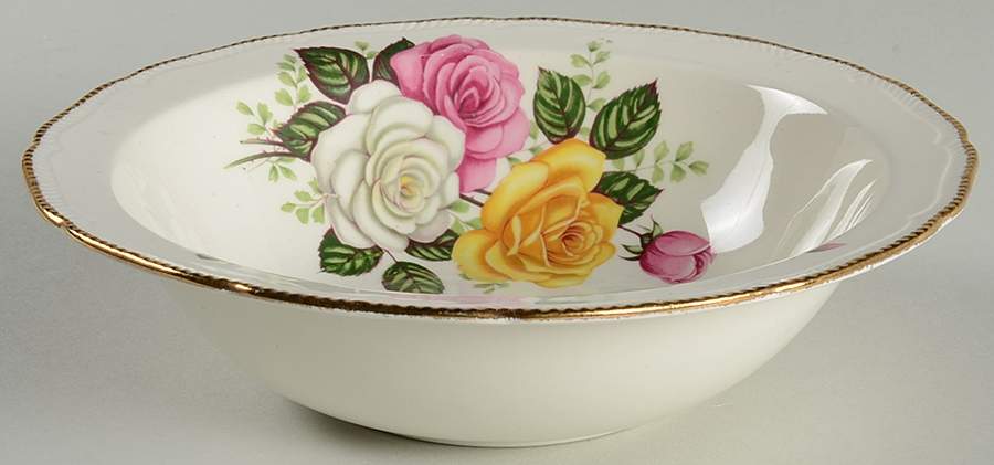 June Bouquet 8" Round Vegetable Bowl by Royal Swan-1