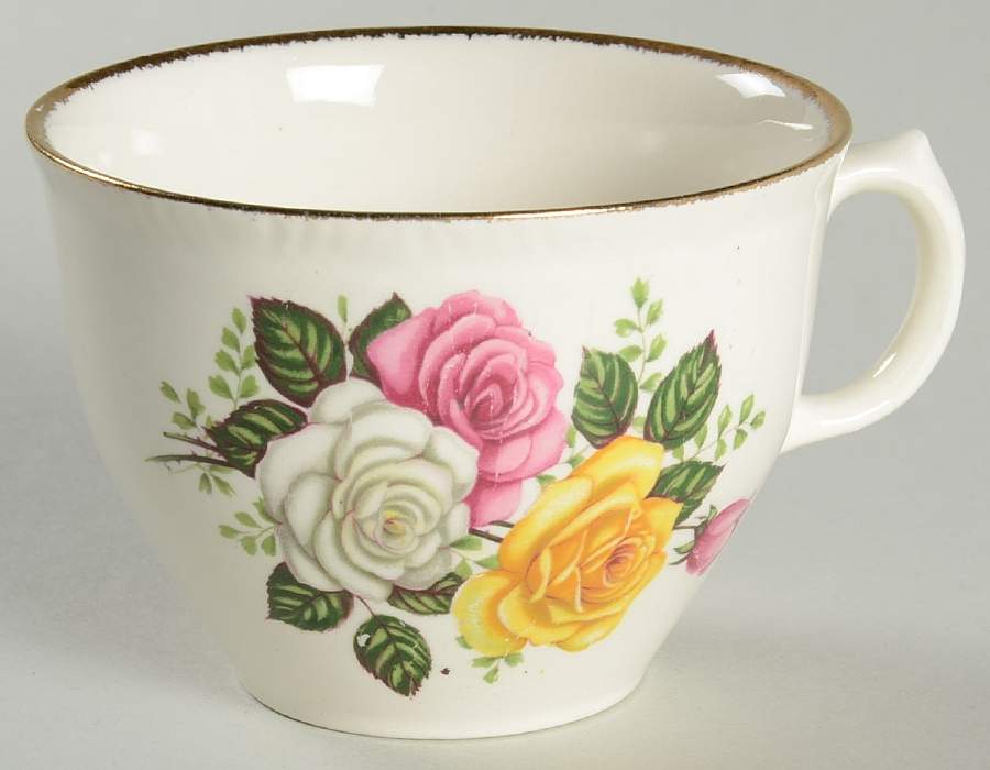 June Bouquet Flat Cup by Royal Swan-1