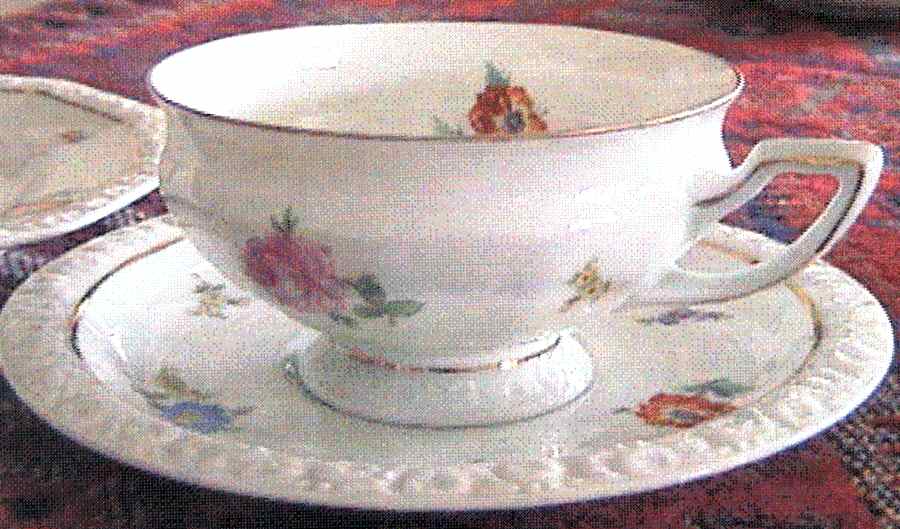 R1495 Footed Cup & Saucer Set by Rosenthal - Continental-1
