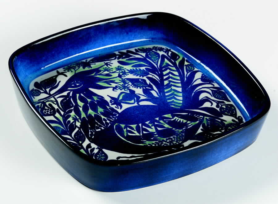 Faience Giftware Blue Faience Tenera Bowl - No Box by Royal Copenhagen-1