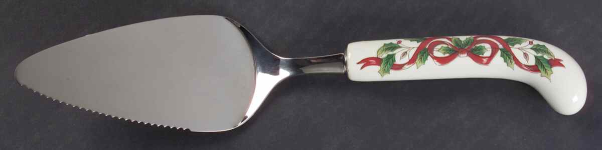 Holly Holiday Pie & Cake Server with Stainless Blade by Royal Limited-1