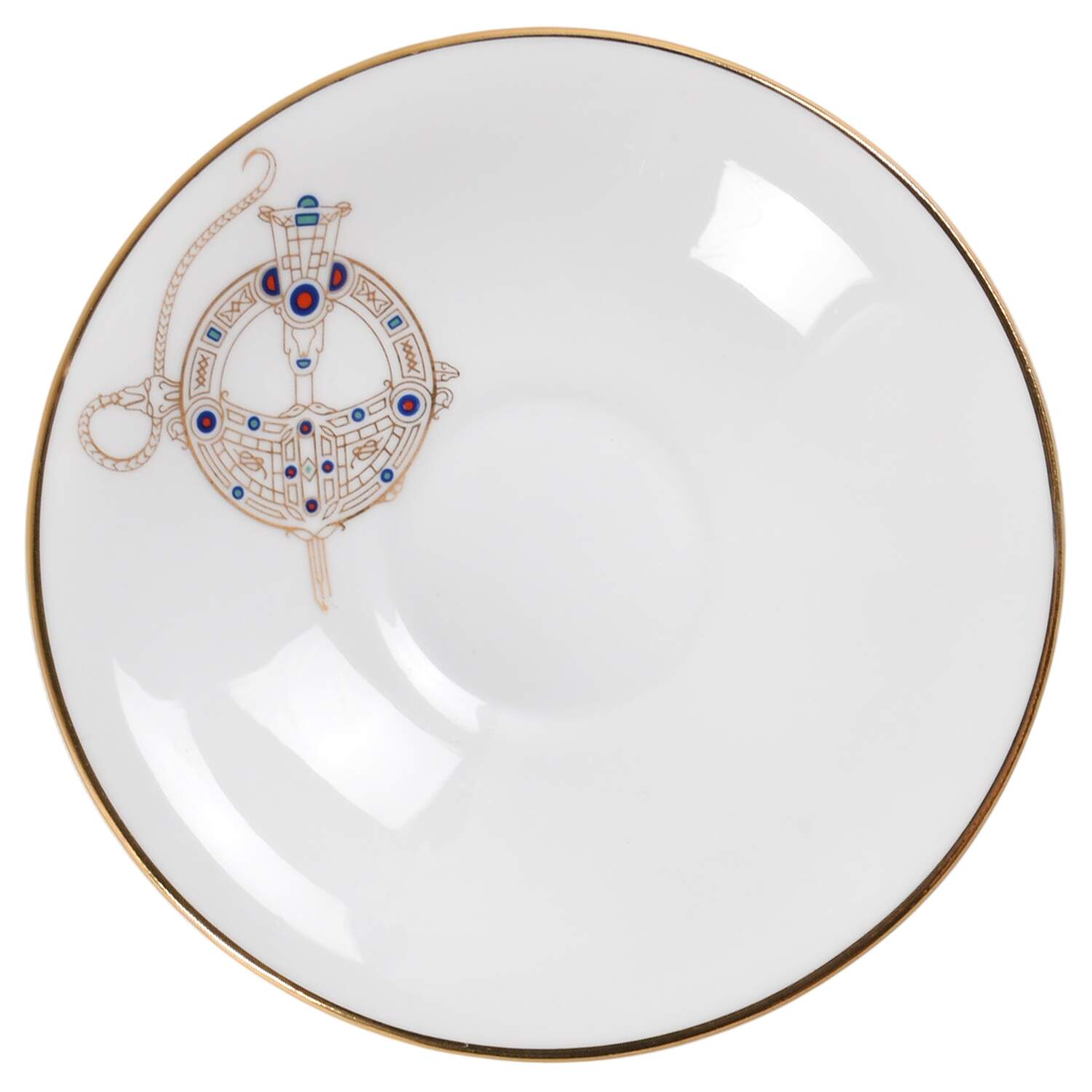 Tara Brooch (Smooth) Saucer for Footed Cup by Royal Tara-1