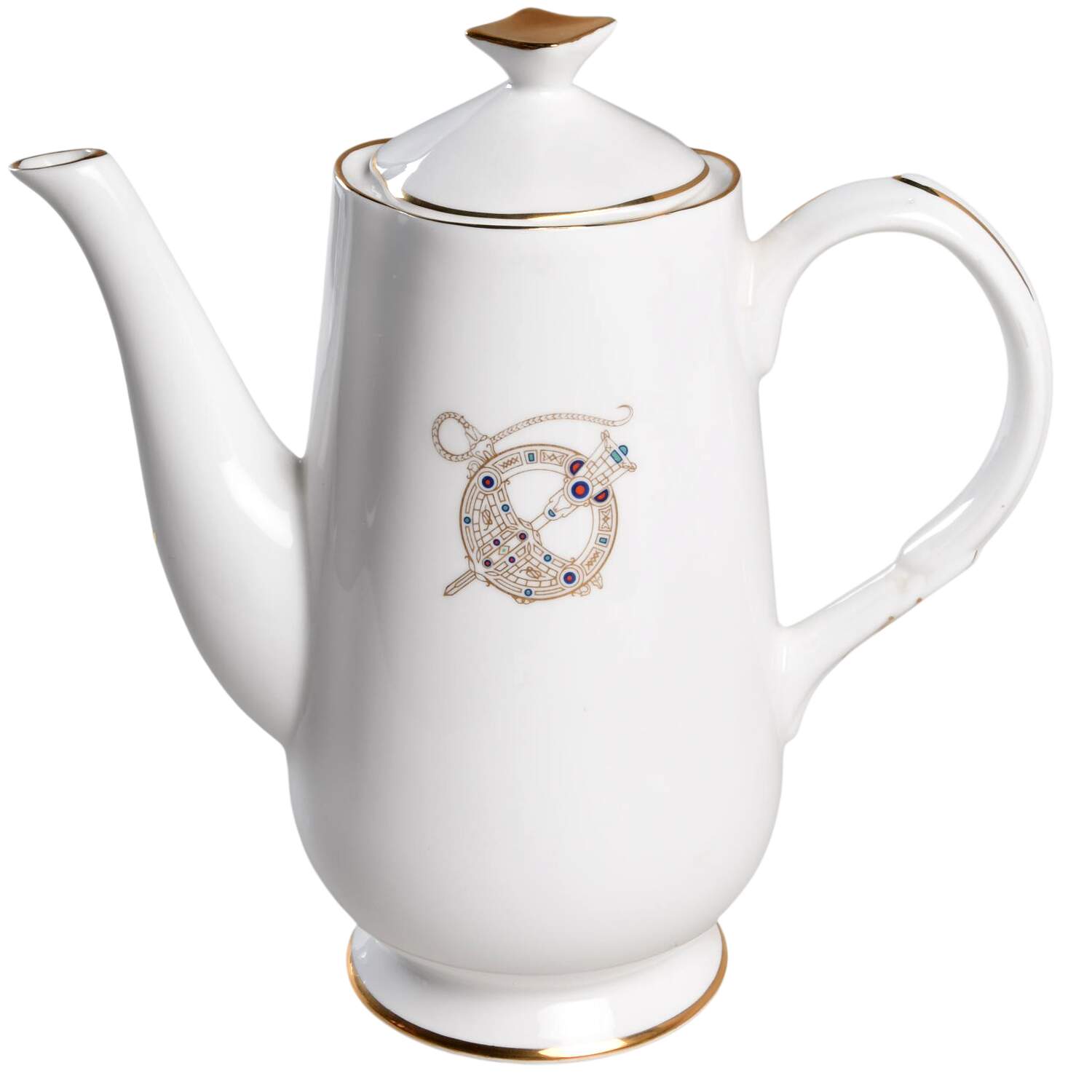 Tara Brooch (Smooth) Coffee Pot & Lid by Royal Tara-1