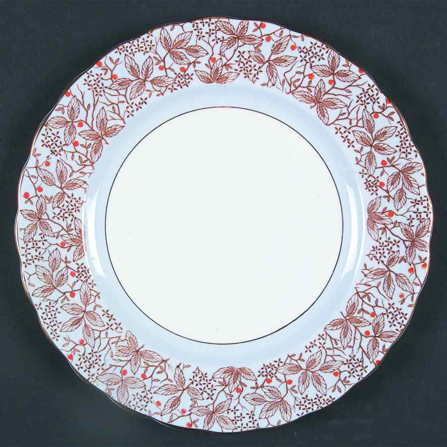 5059 Blue Salad Plate by Rosina-Queens-1