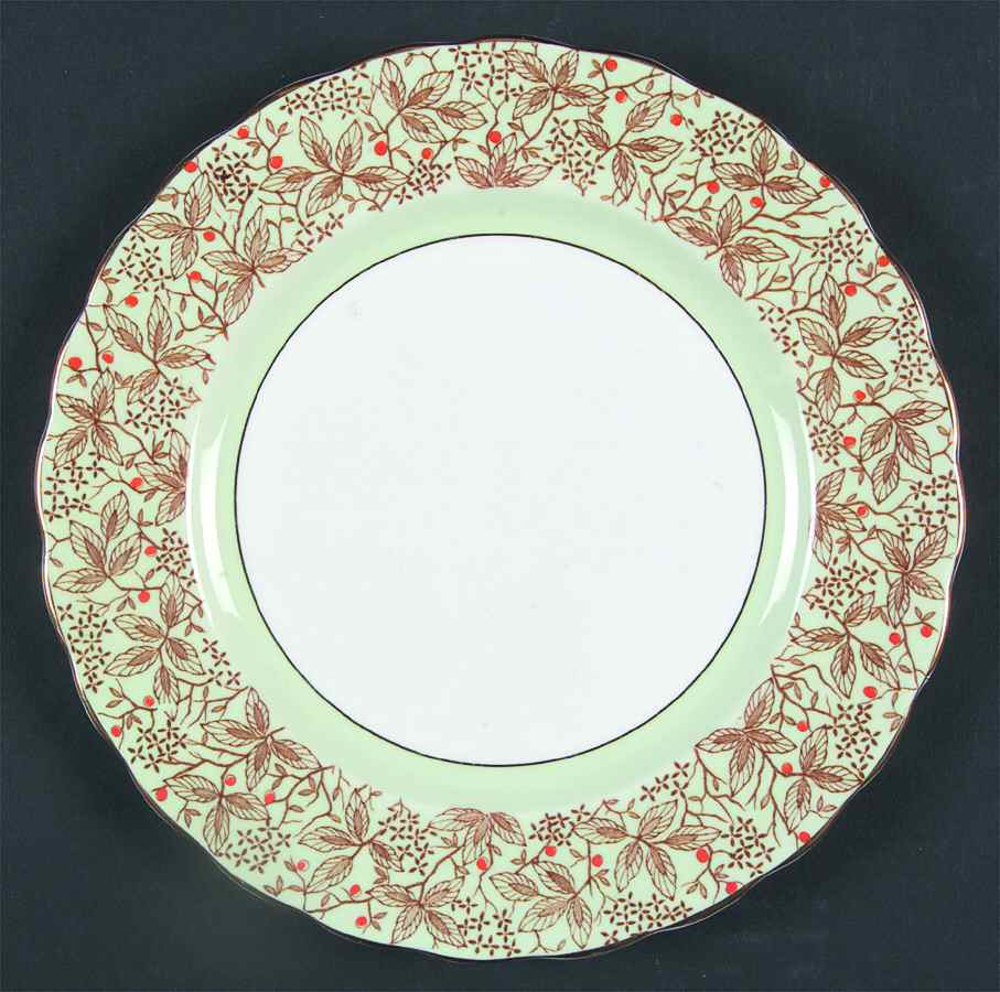 5059 Green Salad Plate by Rosina-Queens-1