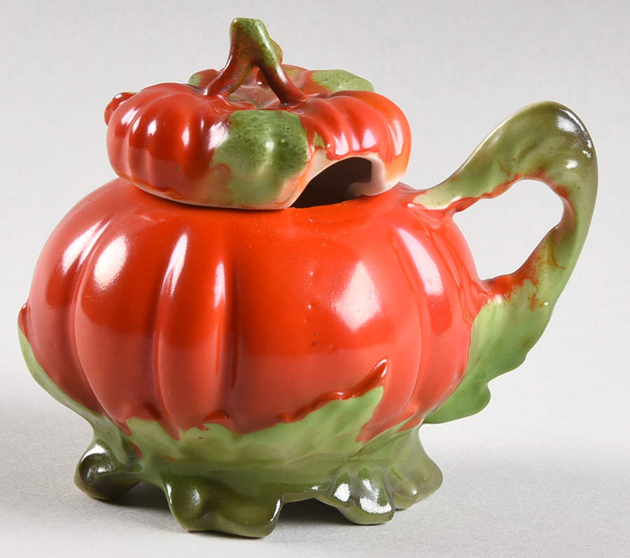 Tomato Mustard Jar & Lid by Royal Bayreuth-1