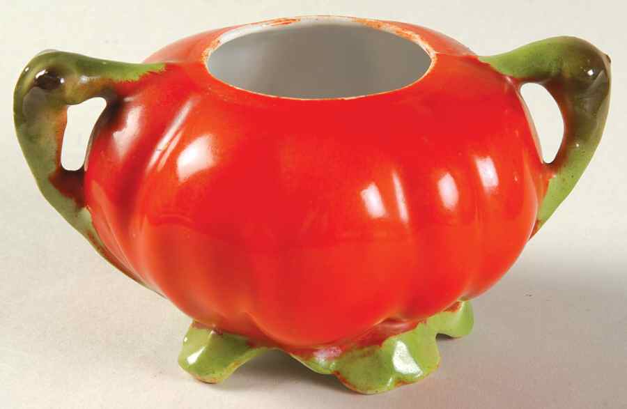 Tomato Sugar Bowl No Lid by Royal Bayreuth-1