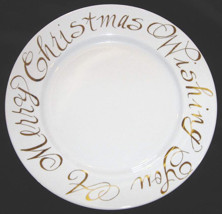 Christmas Wish Dinner Plate by Rosanna-1