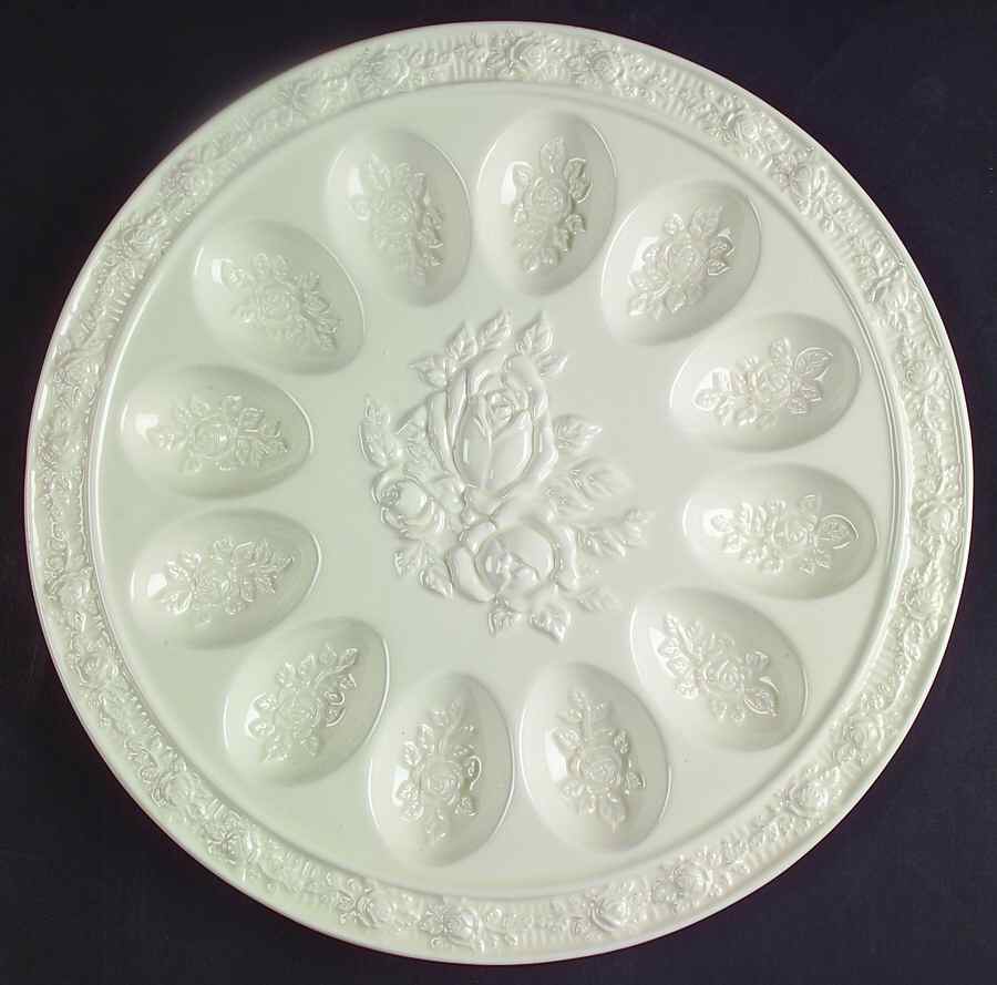 Old Country Roses (English Buffet Collection) Deviled Egg Plate by Royal Albert-1