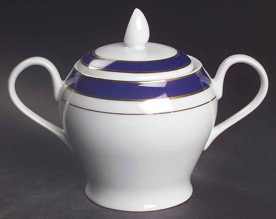 Sonata Sugar Bowl & Lid by Royal Vienna (Austria-Poland)-1