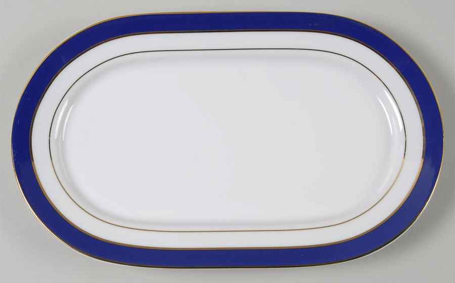 Sonata 9" Oval Serving Platter by Royal Vienna (Austria-Poland)-1