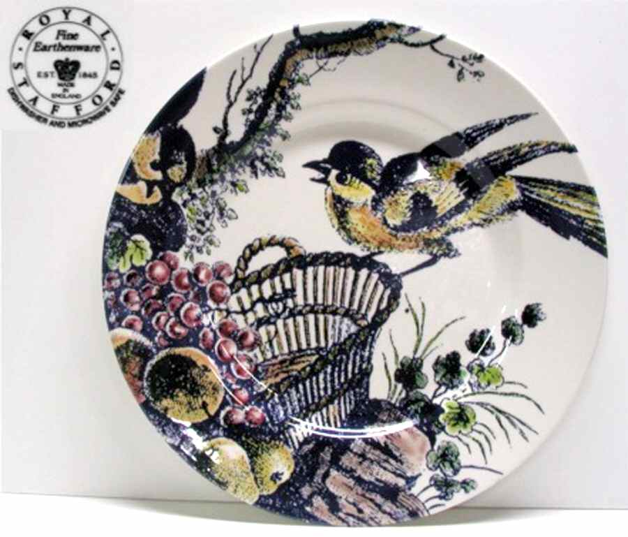 Sparrow Dinner Plate by Royal Stafford-1