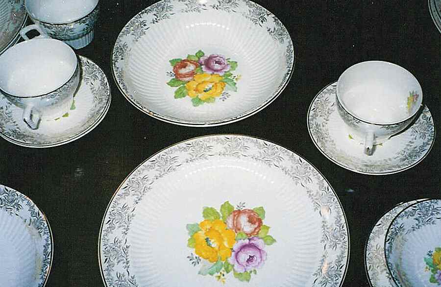 RYL224 Flat Cup & Saucer Set by Royal (USA)-1
