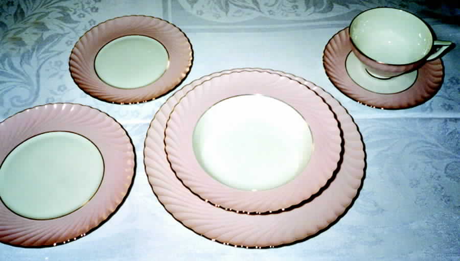 ROT222 Footed Cup & Saucer Set by Royal Tettau-1