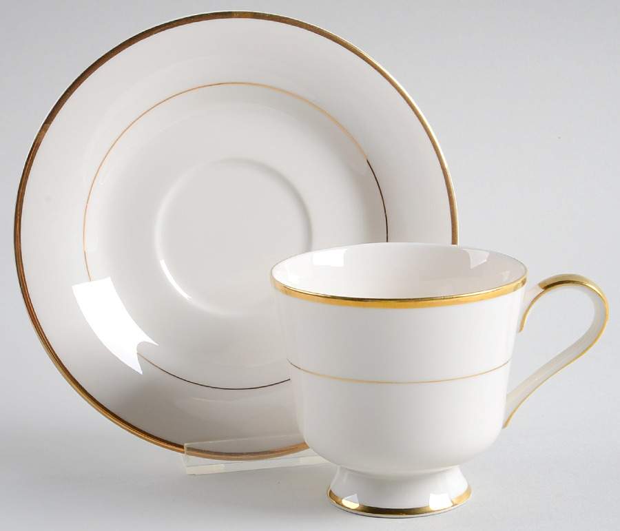 Socialite Footed Cup & Saucer Set by Royal Castle-1