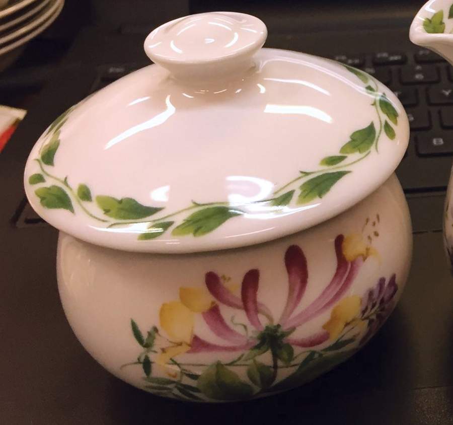 The Garden Sugar Bowl & Lid by Royal Horticultural-1