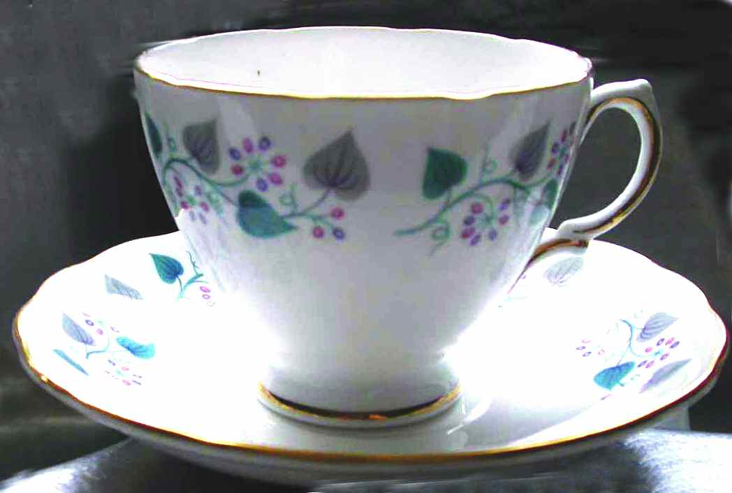 RVA57 Footed Cup & Saucer Set by Royal Vale-1