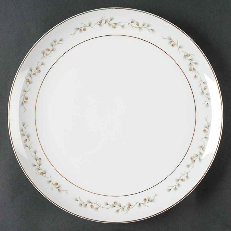 Whispering Pine 12" Chop Plate (Round Platter) by Rose (Japan)-1