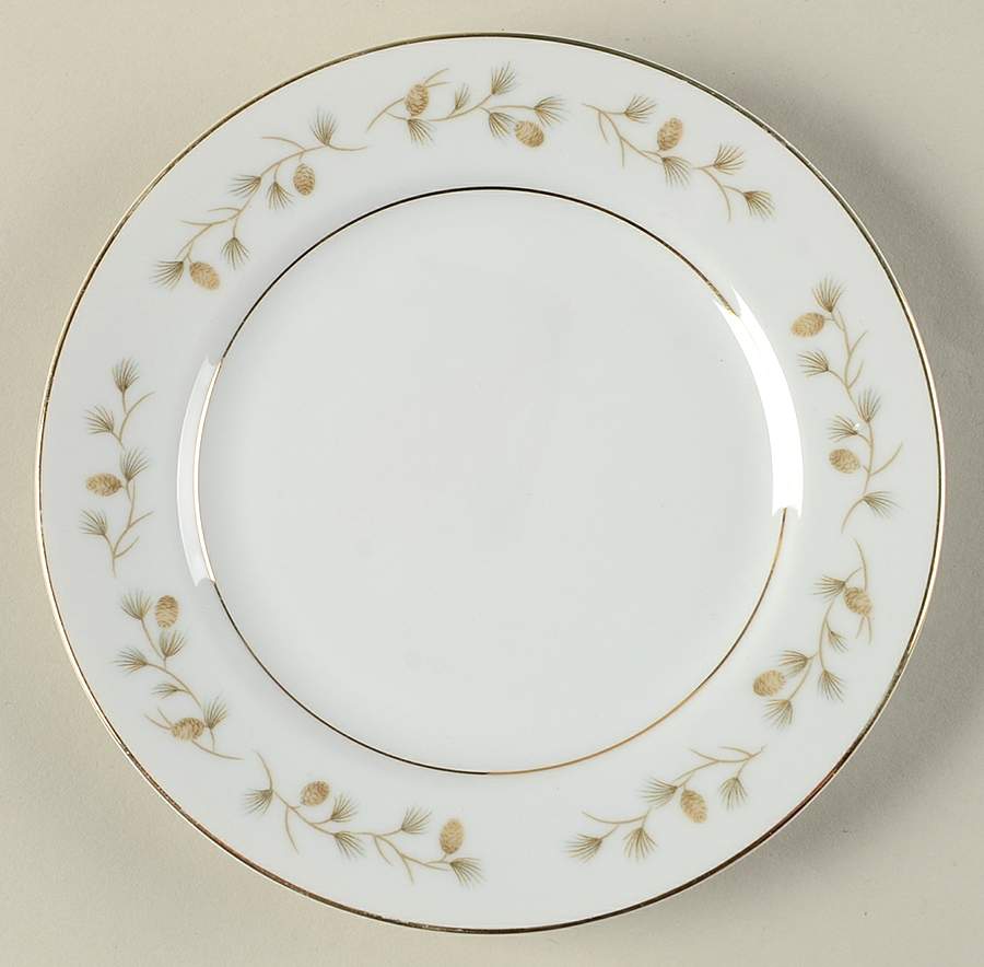 Whispering Pine Bread & Butter Plate by Rose (Japan)-1