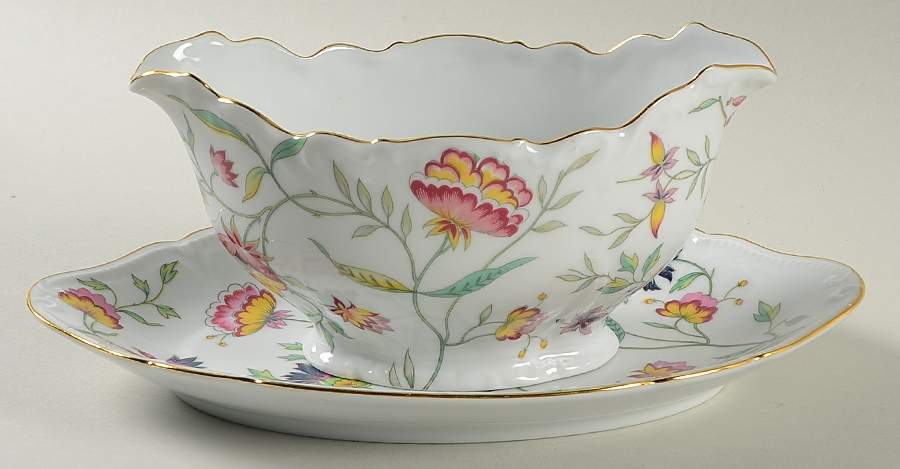 Adriana Gold Gravy Boat & Underplate by Royal Limoges-1