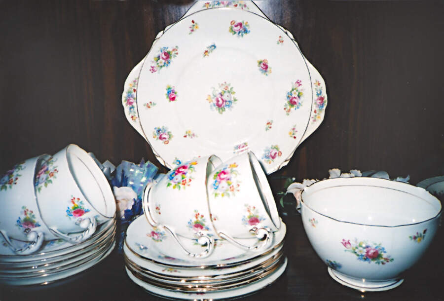 6688 Footed Cup & Saucer Set by Royal Grafton-1