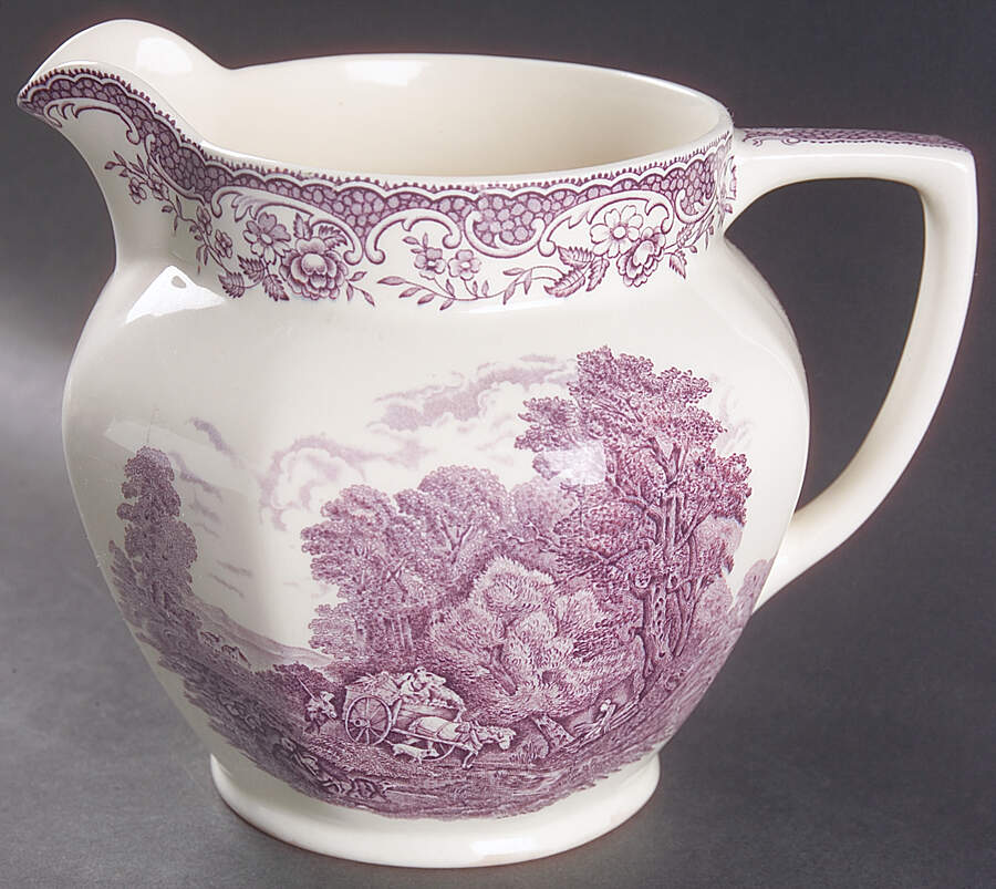 Olde Staffordshire 40 Oz Pitcher by Royal Ardalt (England)-1