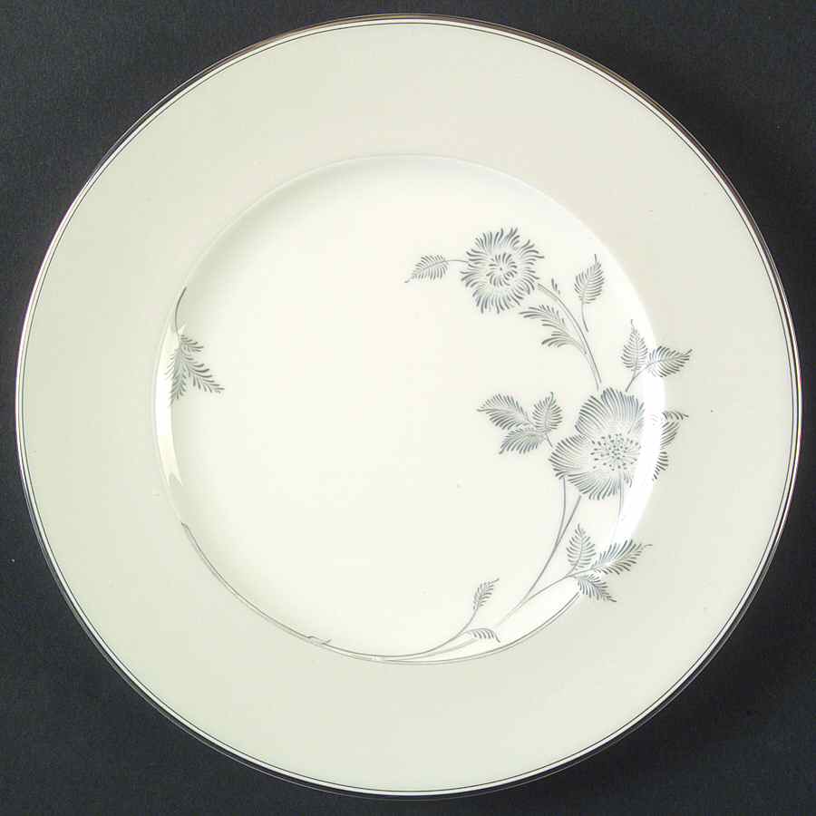 Allure Platinum Accent Luncheon Plate by Royal Doulton-1