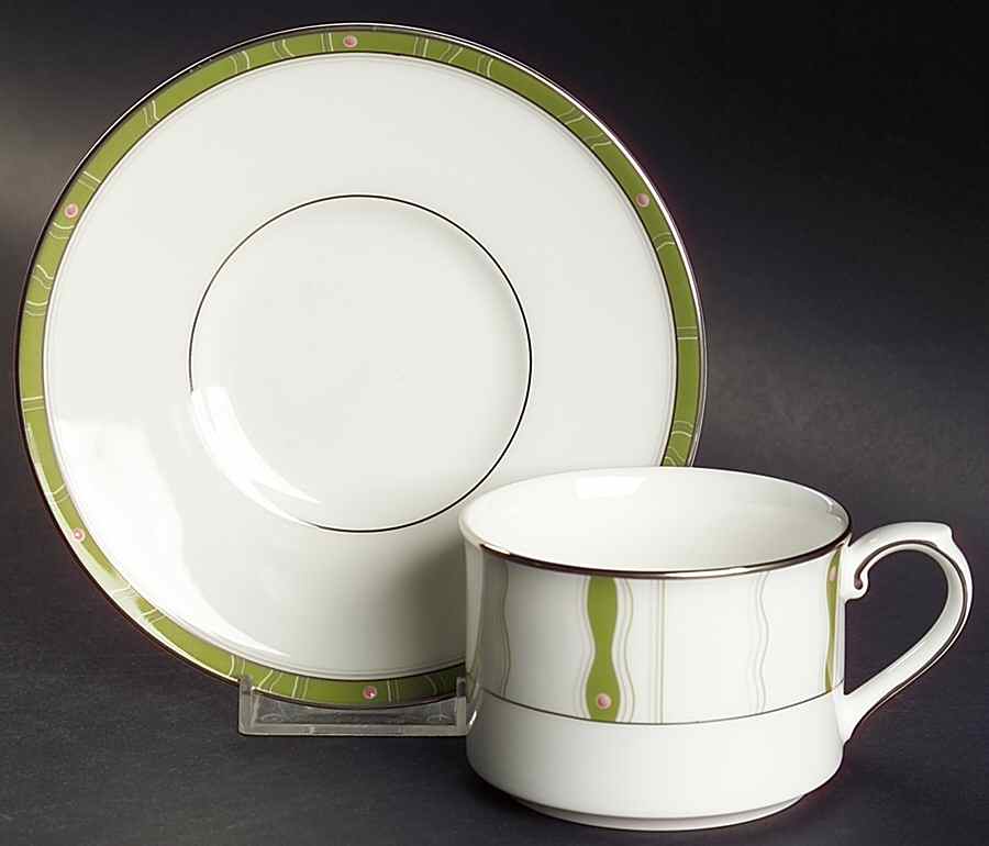 Daybreak Flat Cup & Saucer Set by Royal Doulton-1
