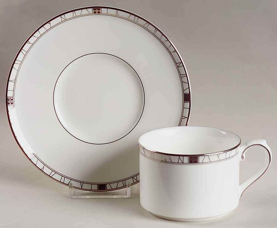 Elements Flat Cup & Saucer Set by Royal Doulton-1