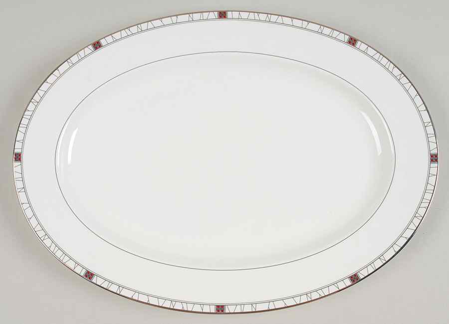 Elements 14" Oval Serving Platter by Royal Doulton-1