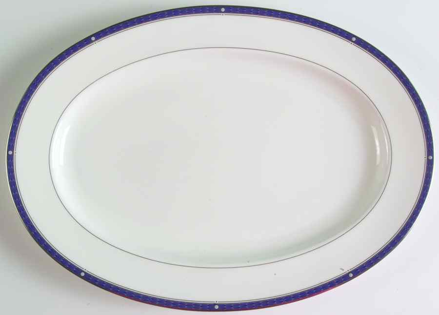 Fanfare 14" Oval Serving Platter by Royal Doulton-1
