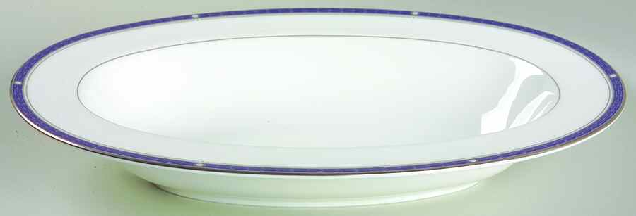 Fanfare 11" Oval Vegetable Bowl by Royal Doulton-1