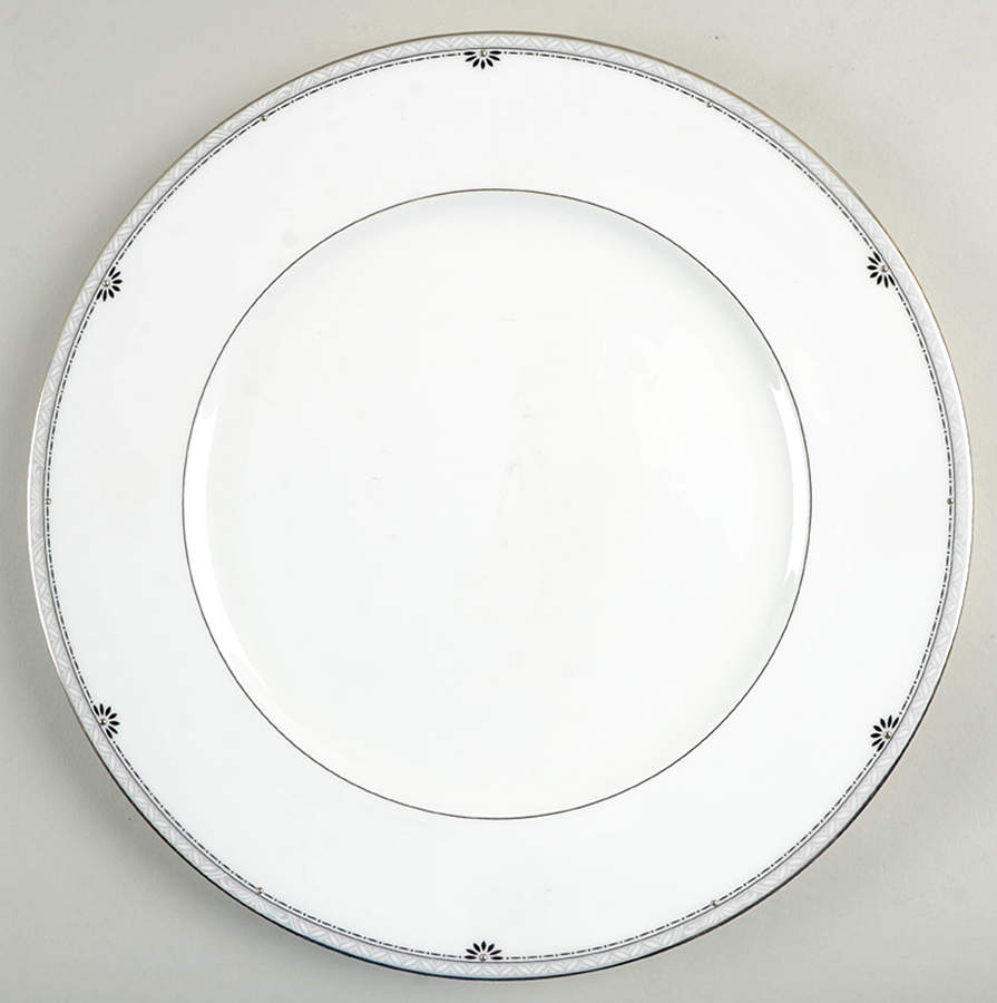 Platinum Elegance Dinner Plate by Royal Doulton-1