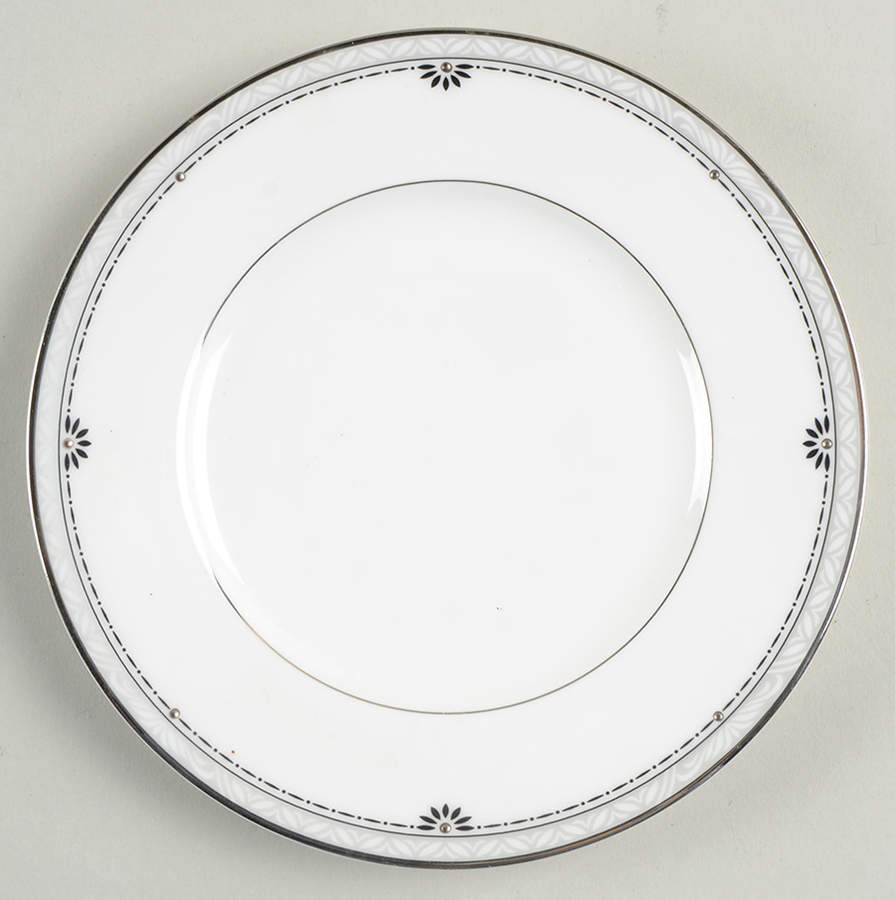 Platinum Elegance Bread & Butter Plate by Royal Doulton-1