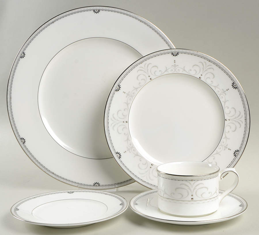 Platinum Elegance 5 Piece Place Setting by Royal Doulton-1