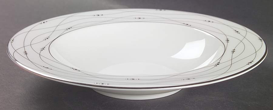 Precious Platinum 9" Soup/Pasta Bowl by Royal Doulton-1