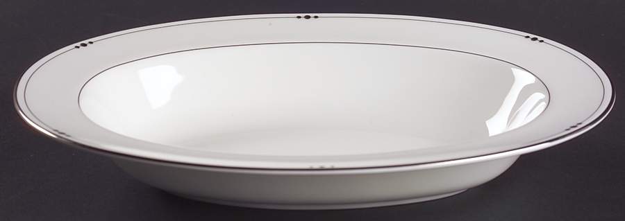 Precious Platinum 11" Oval Vegetable Bowl by Royal Doulton-1